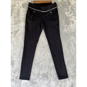 Lauren Ralph Lauren  Womens Leggings Size XS Sweatpants Black  STRETCH